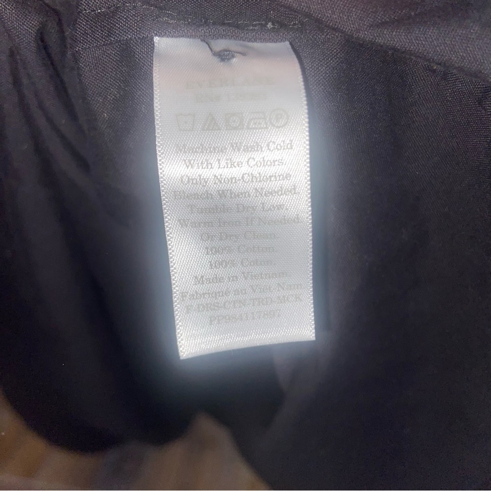 Everlane The Tiered Mock Neck Dress in Black Size Small - Picture 10 of 10